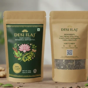 Desi Ilaj: Vedic Liver & Metabolic Support Tea (150g)